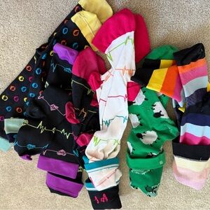 Colorful Patterned compression socks Set